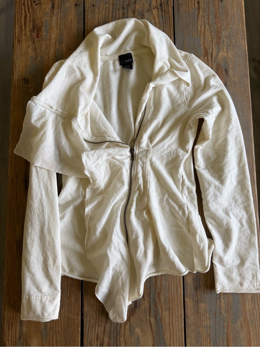Buckle - Women's Cream Zip-Front Jacket